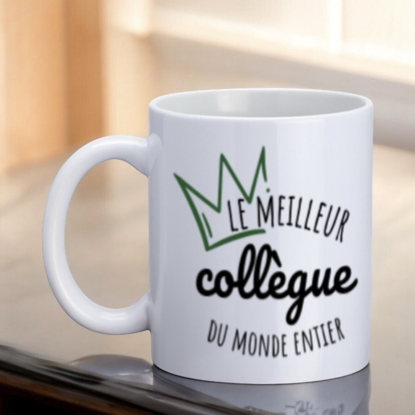 Mug, "Le meilleur collègue du monde entier"