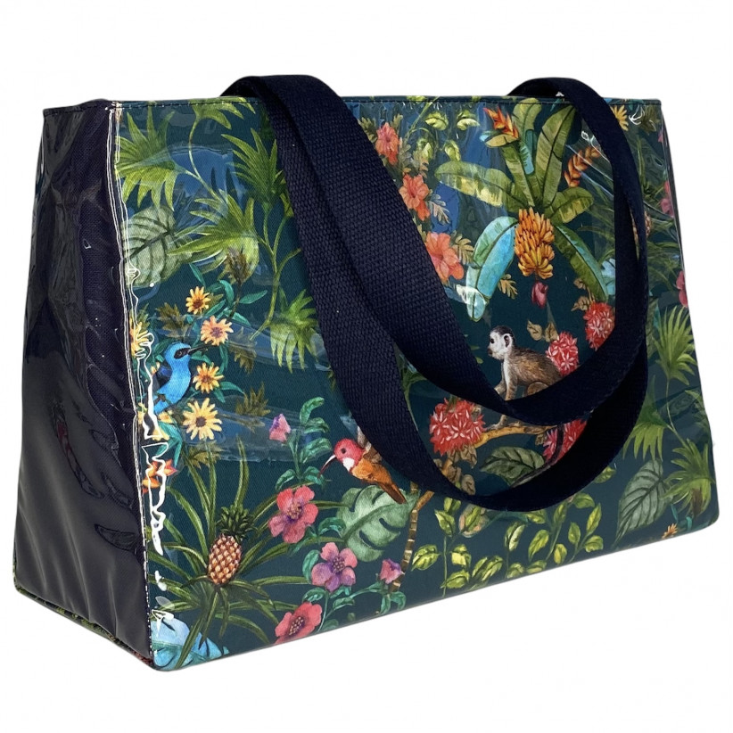 Sac repas isotherme, "Jungle marine", taille M
