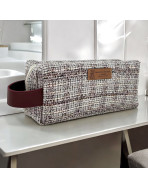 Trousse nomade S, "Coco" prune