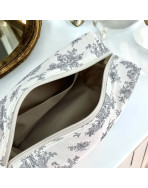 Trousse nomade M, "Antoinette" gris