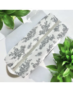 Trousse nomade M, "Antoinette" gris
