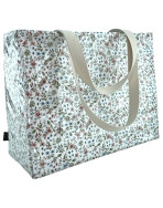 Sac isotherme XL, "Flower" blanc