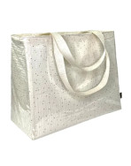 Sac isotherme XL, "Doux rêve" écru