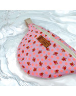 Sac banane, "Colette" rose