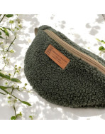 Sac banane enfant, "Bouclette" kaki