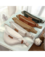 Sac banane enfant, "Bouclette" kaki