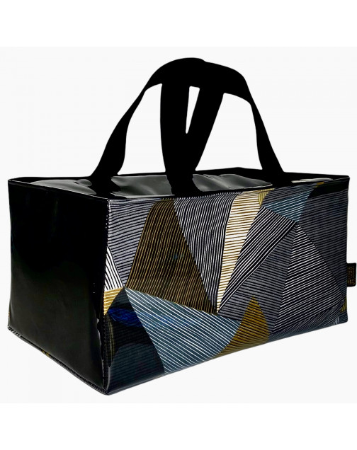Grand sac isotherme, "Boras moutarde", cube