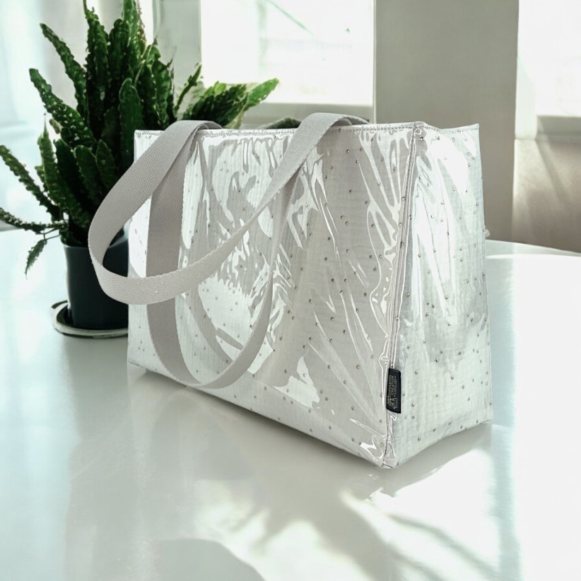 Sac isotherme M, "Doux rêve" écru