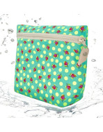 Trousse bohème, "Colette" vert