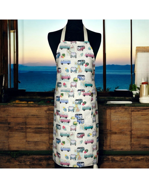 Tablier de cuisine, "Combi" plage