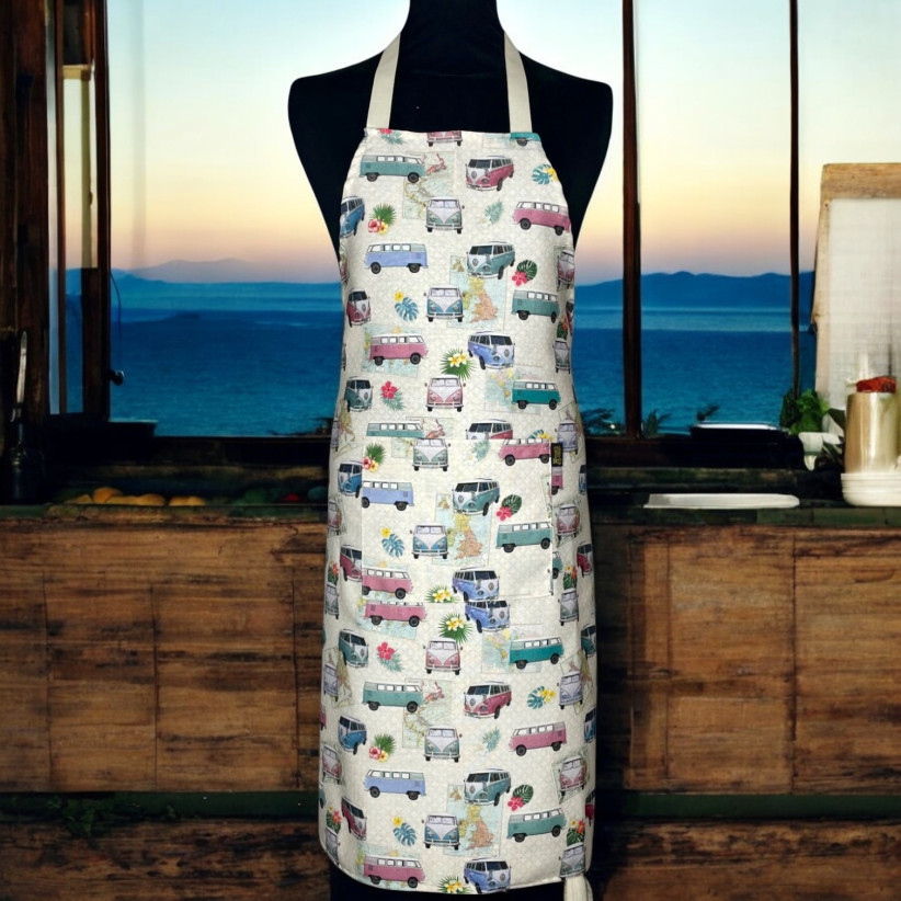 Tablier de cuisine, "Combi" plage
