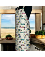 Tablier de cuisine, "Combi" plage