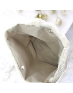 Sac cabas, "Fourrure" blanc
