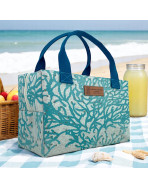 Sac isotherme Ice cube S, "Calédonie" céladon, lot de 2