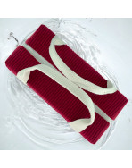 Sac isotherme Ice cube S, "Velours côtelé" lie de vin
