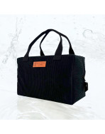Sac isotherme Ice cube S, "Velours côtelé" noir