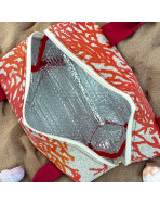 Sac isotherme Ice cube S, "Calédonie" corail