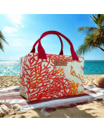 Sac isotherme Ice cube S, "Calédonie" corail