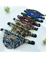 Sac banane, "Sequin" argent