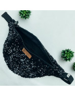 Sac banane, "Sequin" noir