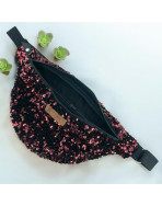 Sac banane, "Sequin" rouge