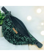 Sac banane, "Sequin" vert