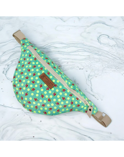 Sac banane, "Colette" vert