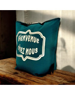 Cale-porte sac, "Bienvenue chez nous" Brooklyn jade