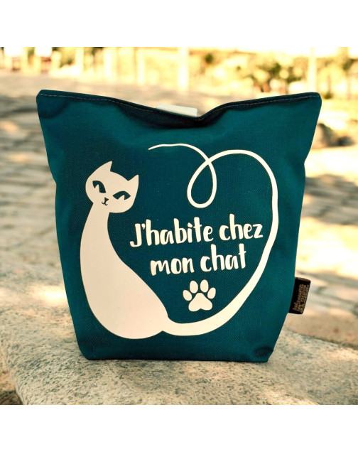 Cale-portes sac, "J'habite chez mon chat" Brooklyn jade