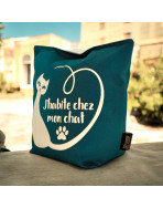 Cale-portes sac, "J'habite chez mon chat" Brooklyn jade