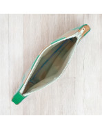 Pochette de plage, "Dolce vita" vert