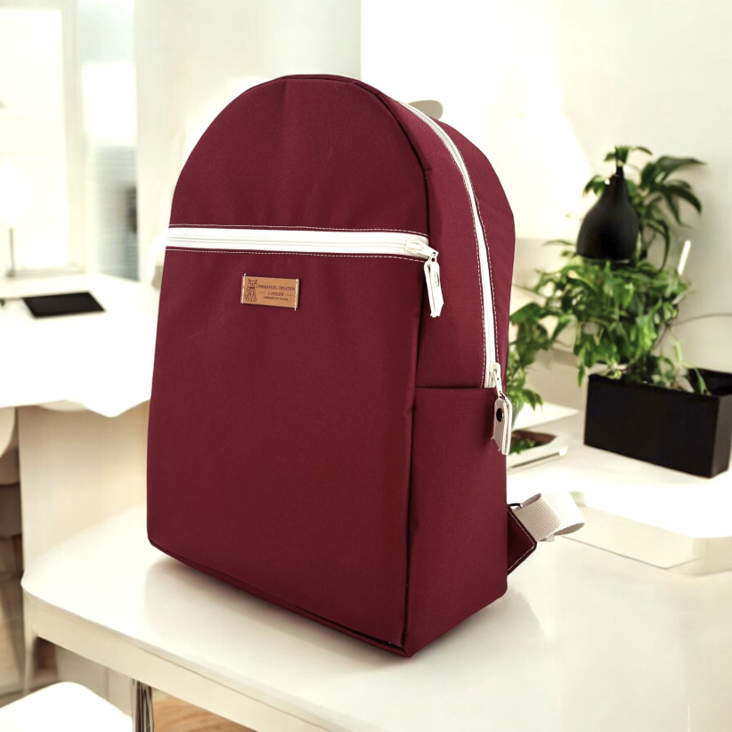 Sac à dos isotherme, "Brooklyn" lie de vin