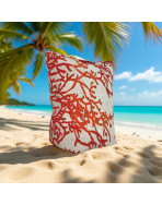 Cale-portes sac, "Calédonie" corail