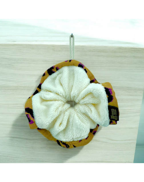 Fleur de bain, "Savane" camel