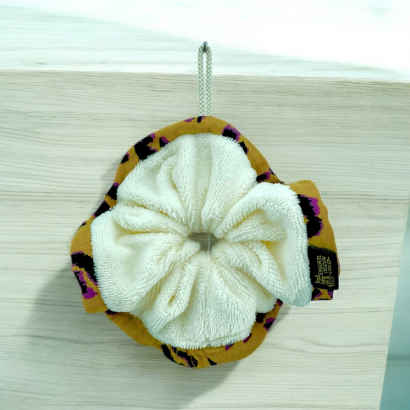 Fleur de bain, "Savane" camel