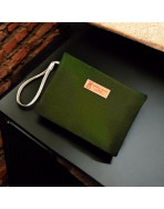 Pochette M, "Beau gosse en vadrouille" Brooklyn kaki