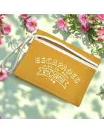 Pochette M, "Escapades en amoureux" Brooklyn moutarde