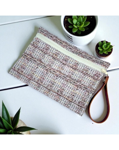 Pochette M, "Coco" prune