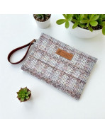 Pochette M, "Coco" prune