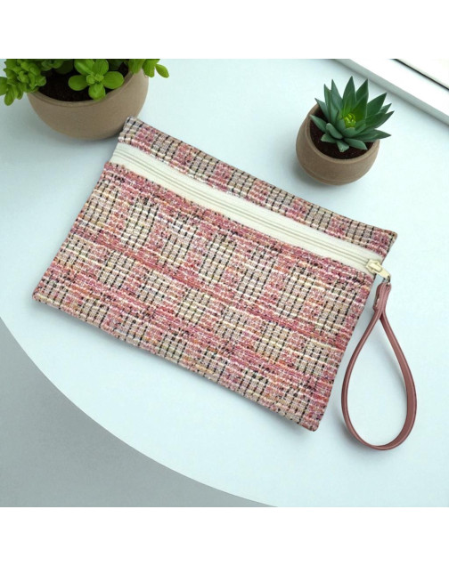 Pochette M, "Coco" rose