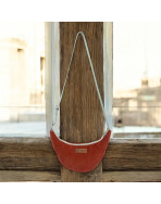 Sac Léo S, "Velours côtelé" terra