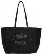 Sac mademoiselle, "Madame parfaite", anjou noir
