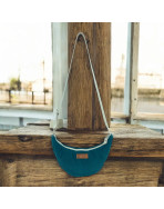 Sac Léo S, "Velours côtelé" pétrole