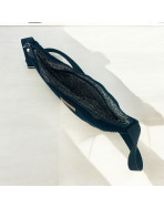 Sac Léo S, "Velours côtelé" noir