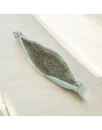 Sac Léo S, "Velours côtelé" écru