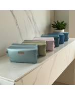 Trousse nomade M, "Simili" marine