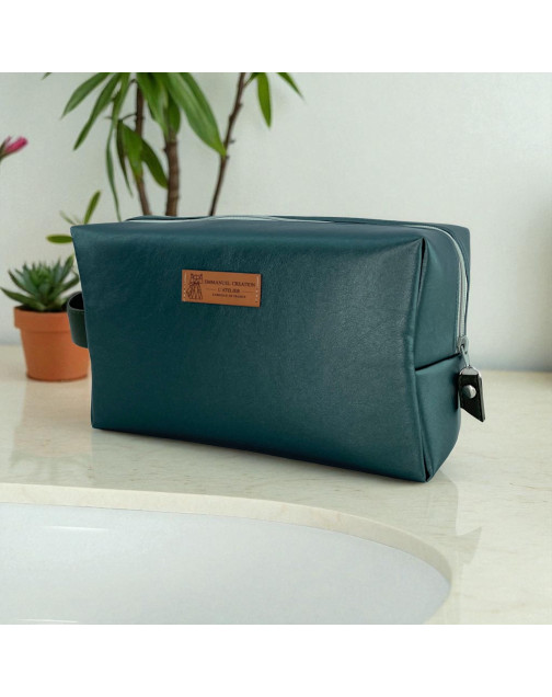 Trousse nomade M, "Simili" kaki