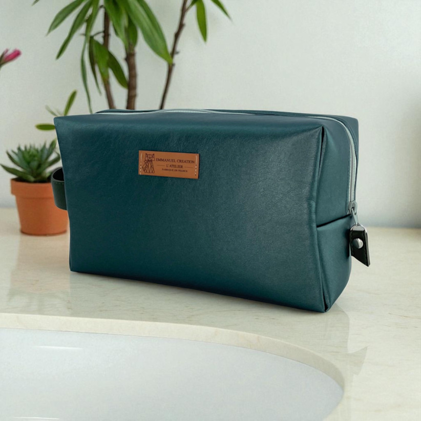 Trousse nomade M, "Simili" kaki