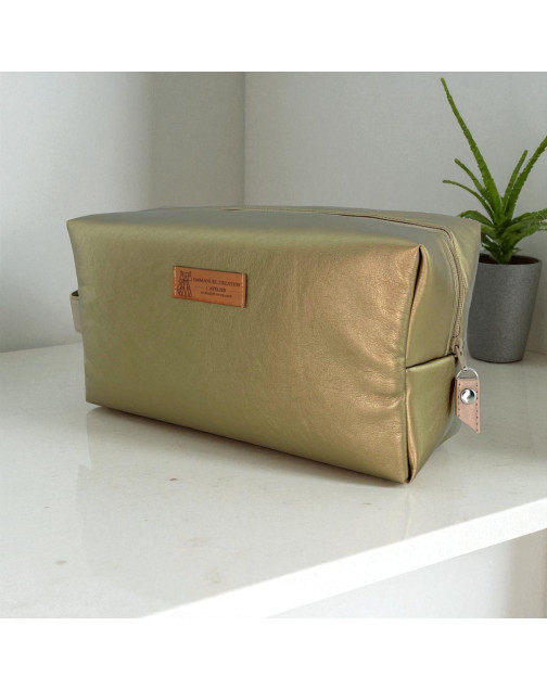 Trousse nomade M, "Simili" doré