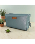Trousse nomade M, "Simili" argent